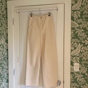 Wilfred Free high rise wide leg chino jeans